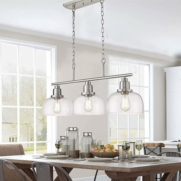 Kitchen island on sale 3 lights